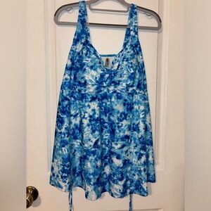 Aqua Eve 18w tankini swim top, great condition, plus size